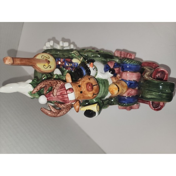 Vintage Kmart‎ Christmas Sleigh Reindeer and Snowman - Picture 2 of 5